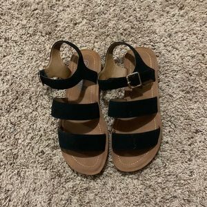 Black sandals